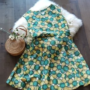 Vintage Citrus Swing Sheath Dress